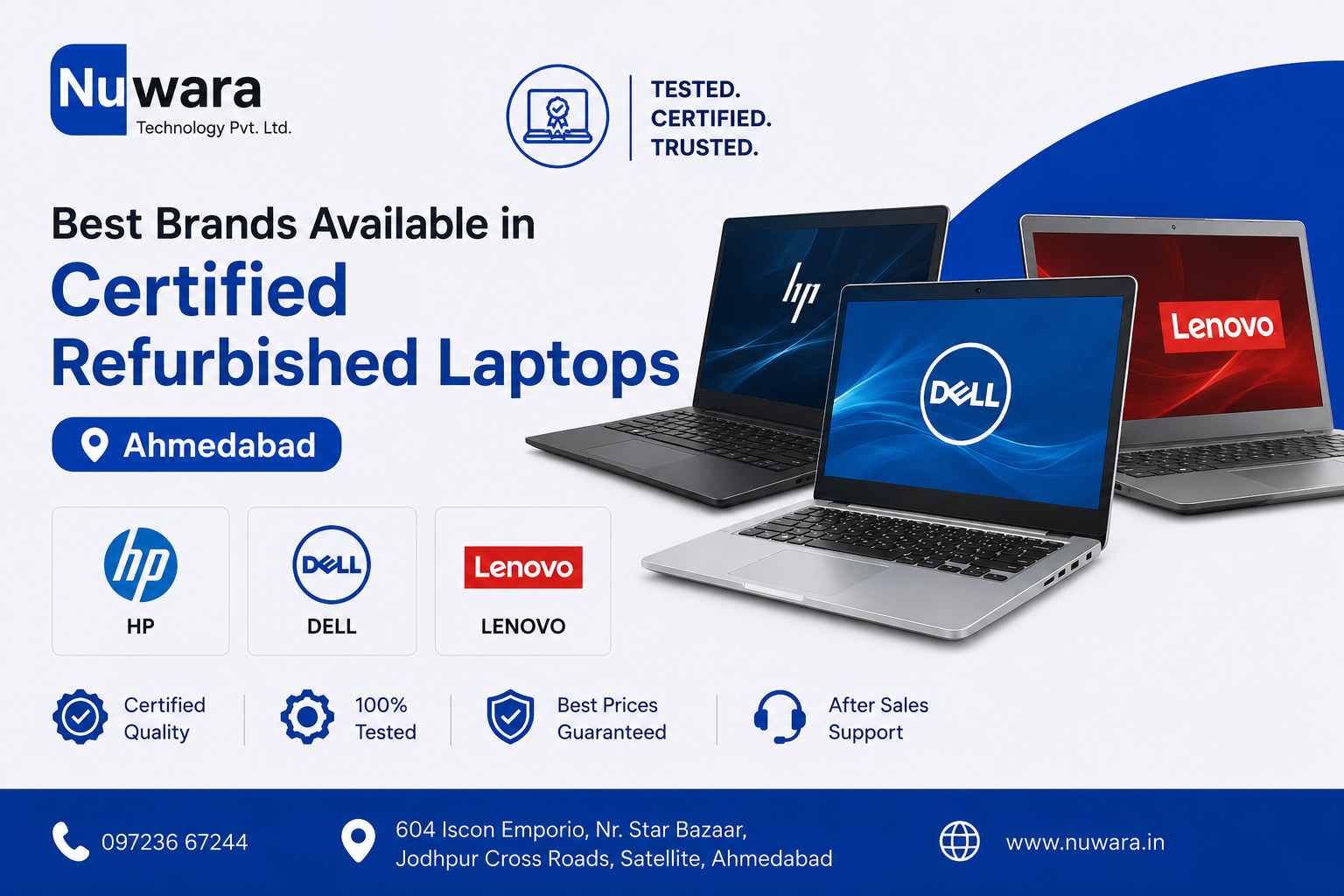 Certified Refurbished Laptops Ahmedabad