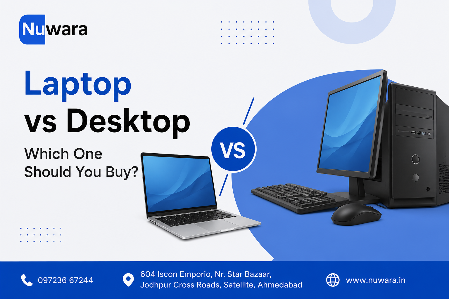 Laptop vs Desktop – Which One Should You Buy